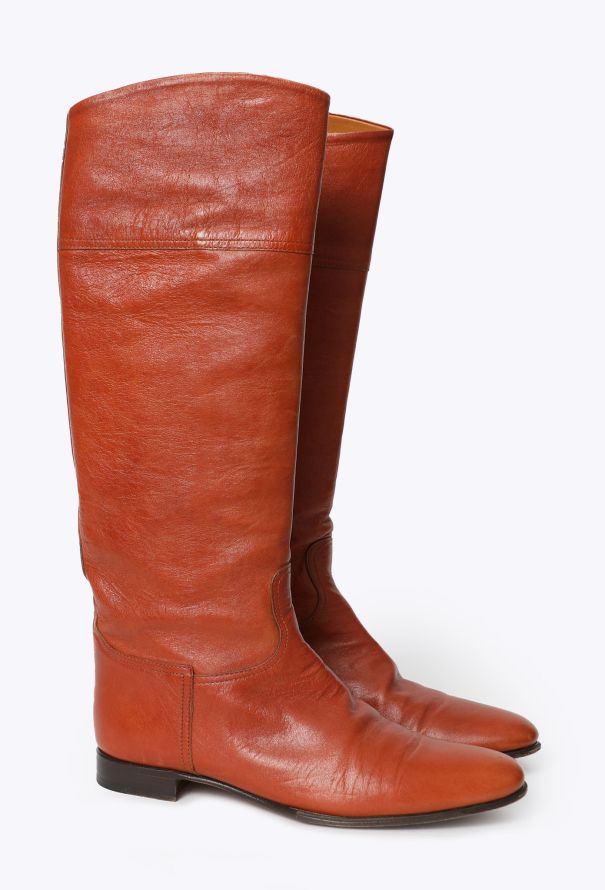 Hermès Leather Riding Boots - 3
