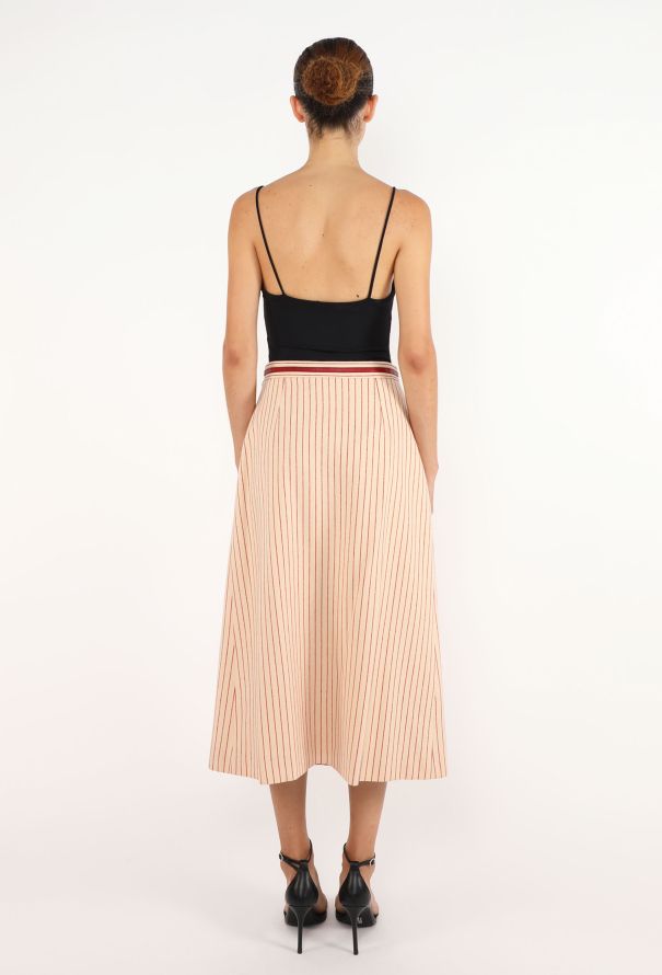 Gucci Horsebit Striped Skirt, F/W 2018 - 5