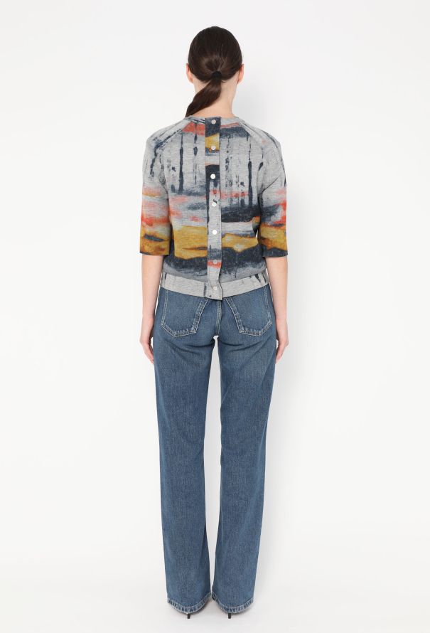 Balenciaga Pre-Fall 2010 Painted Scuba Top - 4 Balenciaga Pre-Fall 2010 Painted Scuba Top - 4