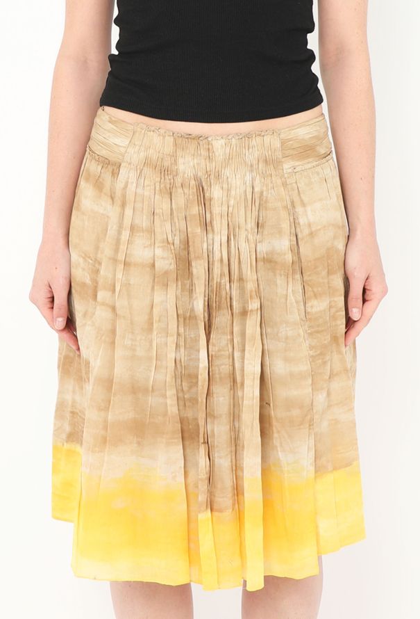 Prada 2006 Pleated Ombré Skirt - 2 Prada 2006 Pleated Ombré Skirt - 2