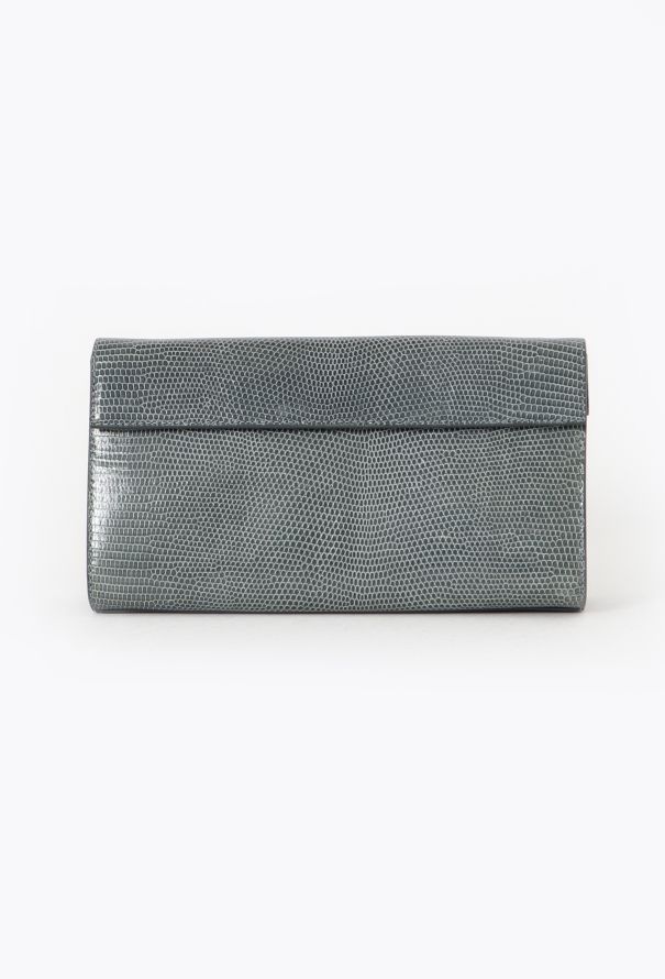 Alaïa Blue Lizard Clutch - 1