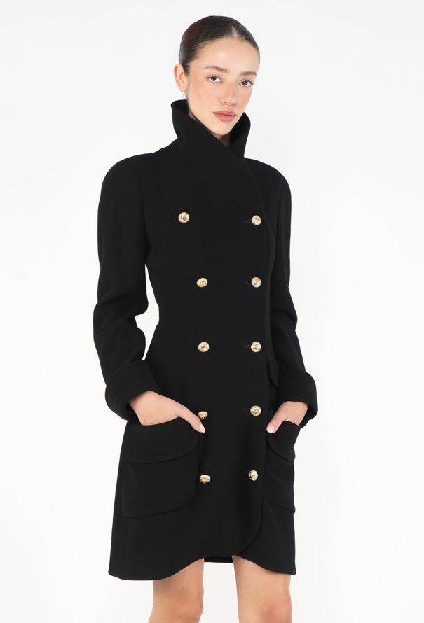 Chanel COLLECTOR 1990 Double-Breasted 'CC' Coat - 2