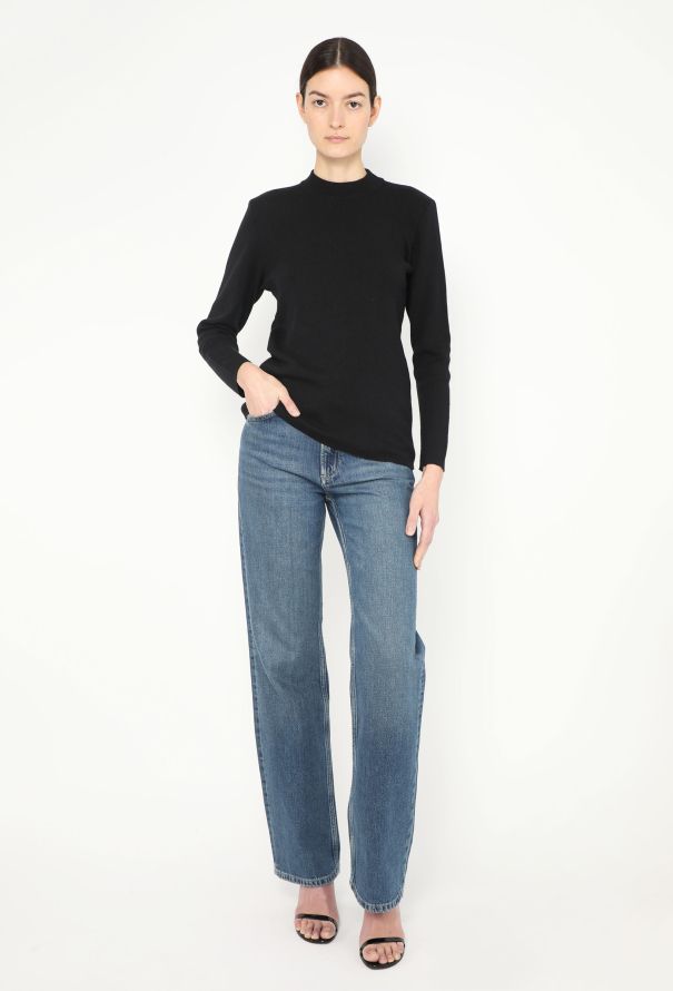 Saint Laurent Vintage Mock-Neck Sweater - 3