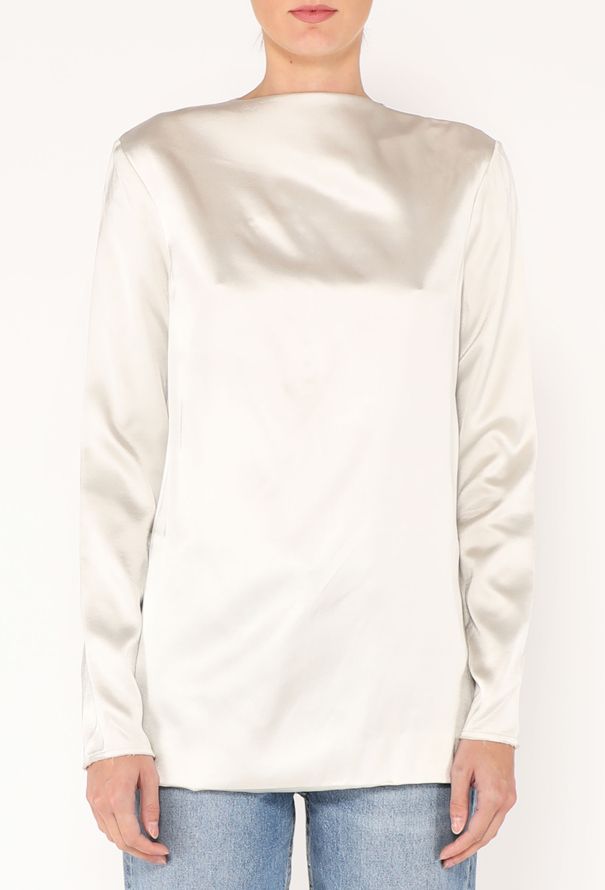 Céline S/S 2013 Iridescent Charmeuse Top - 1