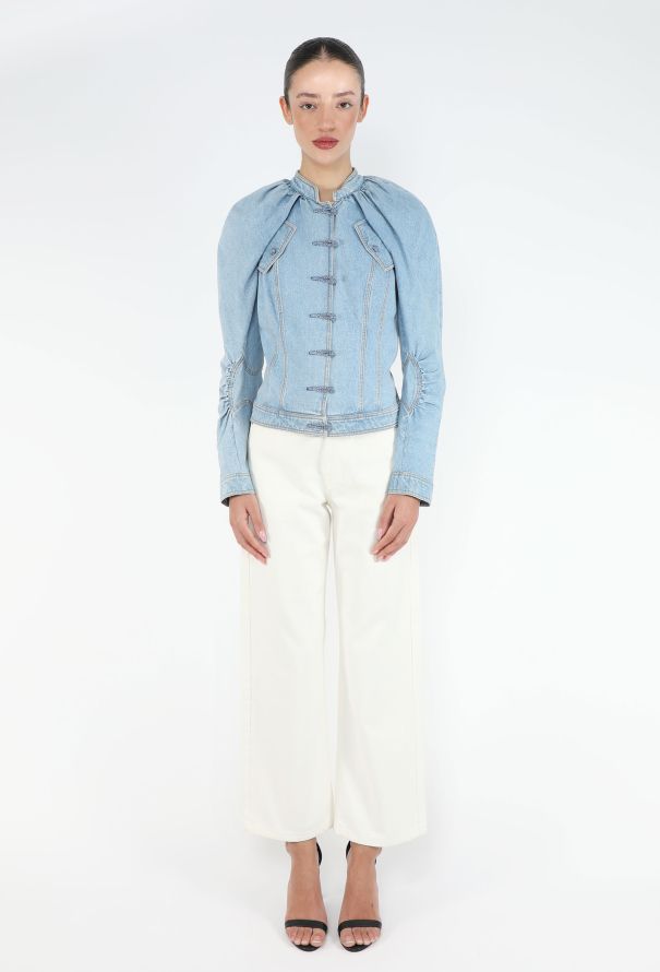 Dior CAMPAIGN S/S 2002 Denim Toggle Jacket - 4