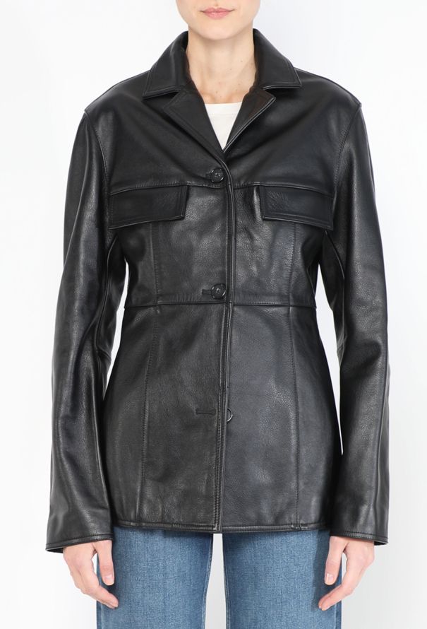 Toteme 2024 Hourglass Calfskin Jacket - 1