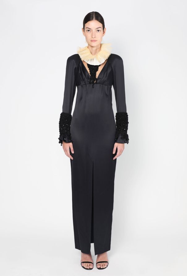 Chanel Embellished Elizabethan Silk Gown – F/W 2009 Collection - 5 Chanel Embellished Elizabethan Silk Gown – F/W 2009 Collection - 5