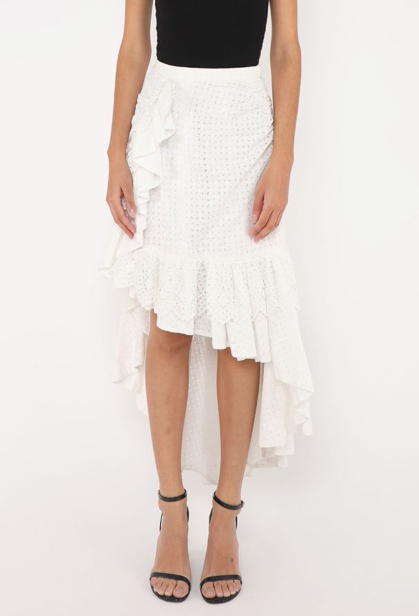 Rodarte F/W 2019  Eyelet Asymmetrical Skirt - 3