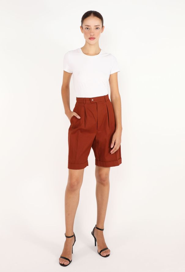 Saint Laurent Pleated Bermuda Shorts, S/S 1982 - 1