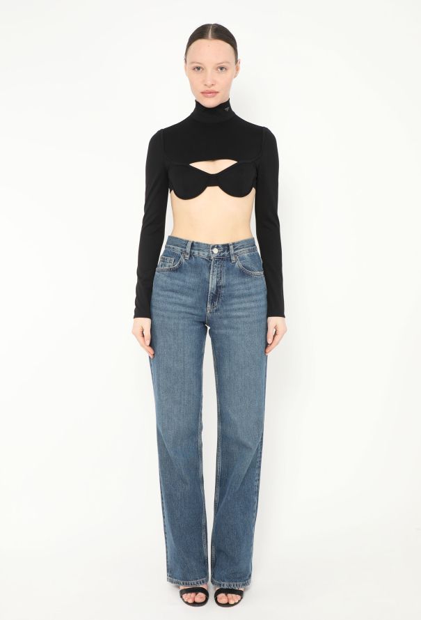 Prada 2022 Nylon Bustier Top - 2