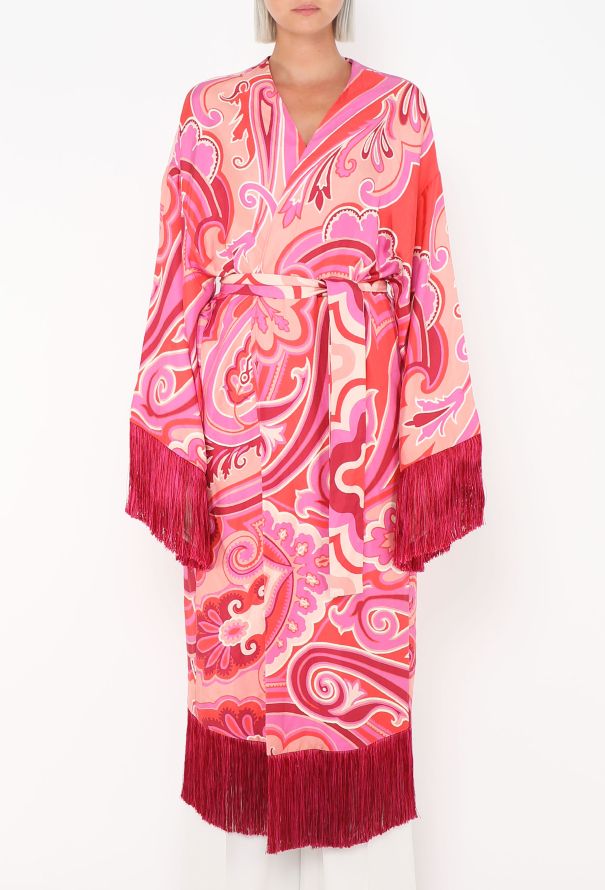 Etro Resort 2023 Belted Silk Kaftan - 5