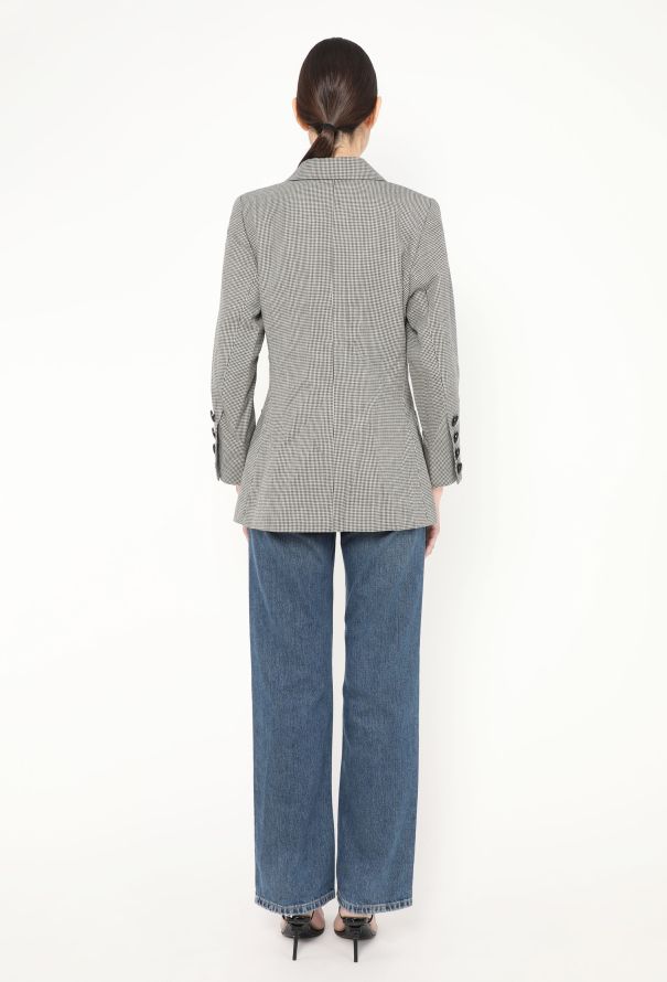 Saint Laurent 1990 Tailored Herringbone Blazer - 5 Saint Laurent 1990 Tailored Herringbone Blazer - 5