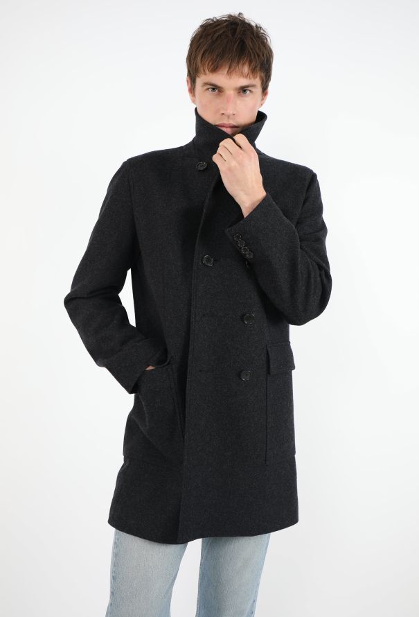 Dior Double-Breasted Wool Peacoat - 2