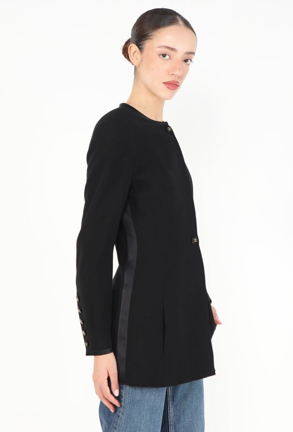 Chanel TIMELESS 1994 Tailored 'CC' Smoking Jacket - 5