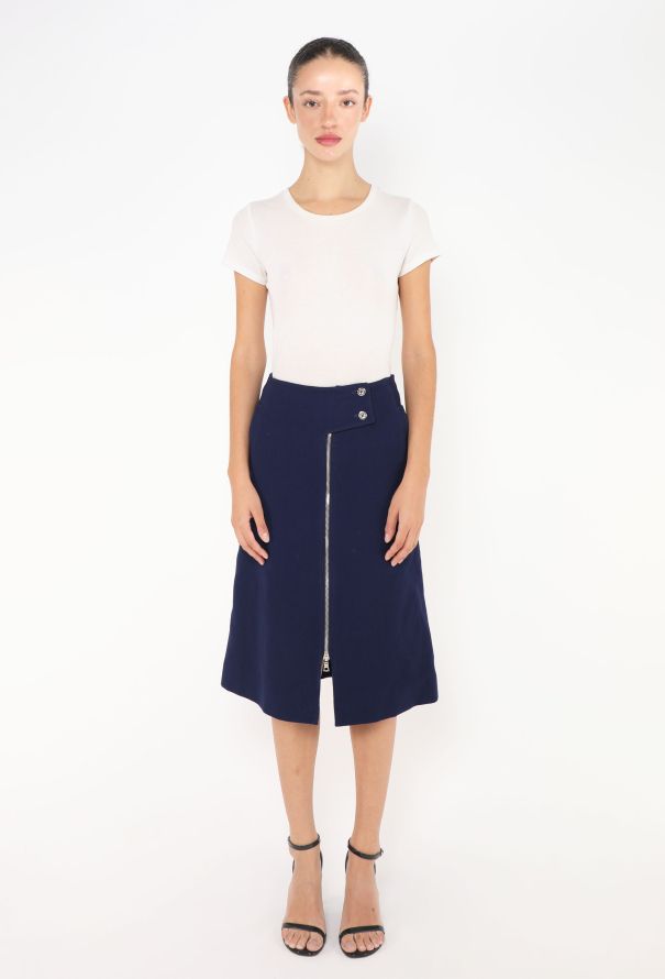 Courrèges '70s Utility Zip Skirt Ensemble - 3