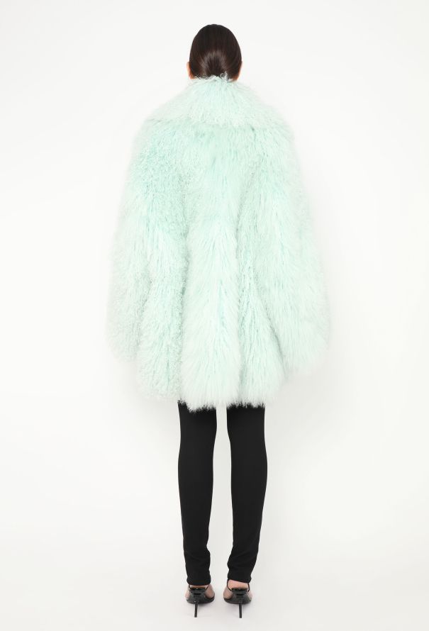 Alaïa S/S 2022 Mongolian Shearling Coat - 6
