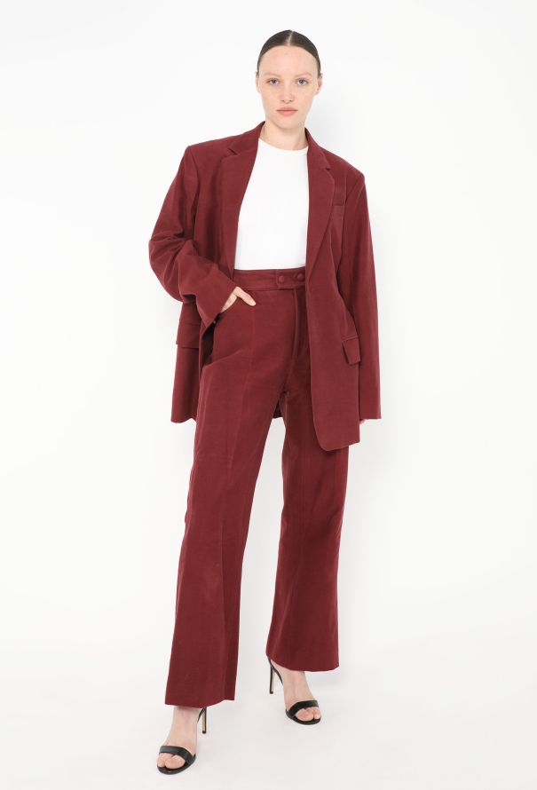 Céline Pre-Fall 2018 Tailored Belted Suit - 1