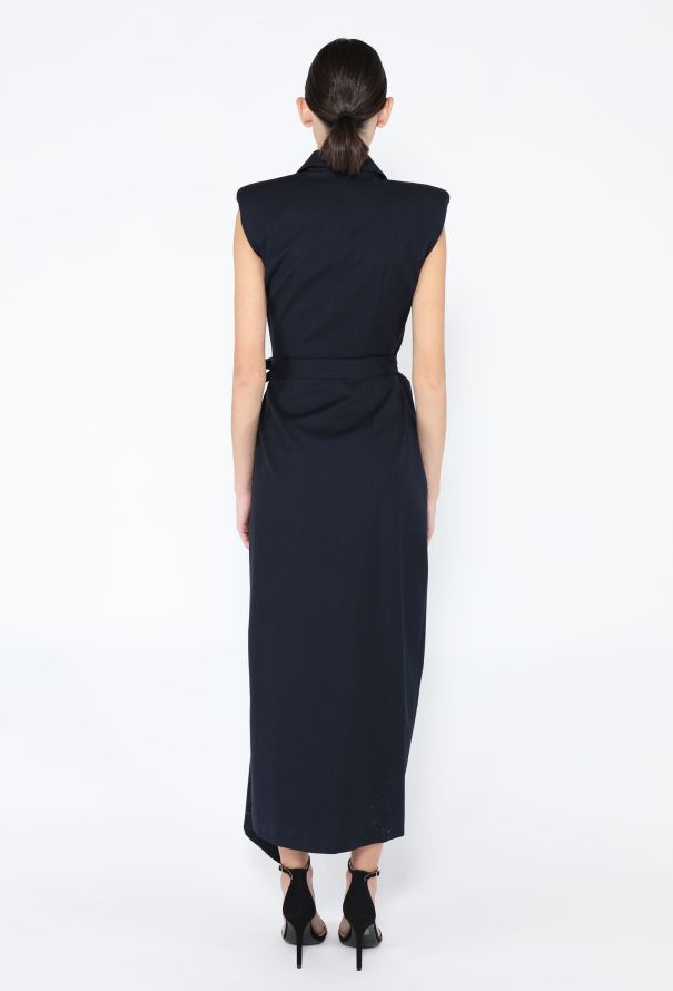 Dries Van Noten Cotton Sleeveless Wrap Dress - 4