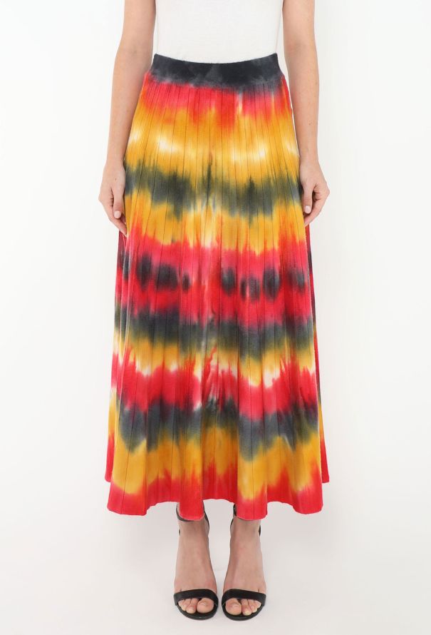 Gabriela Hearst 2020 Ella Tie-Dye Cashmere Skirt - 3