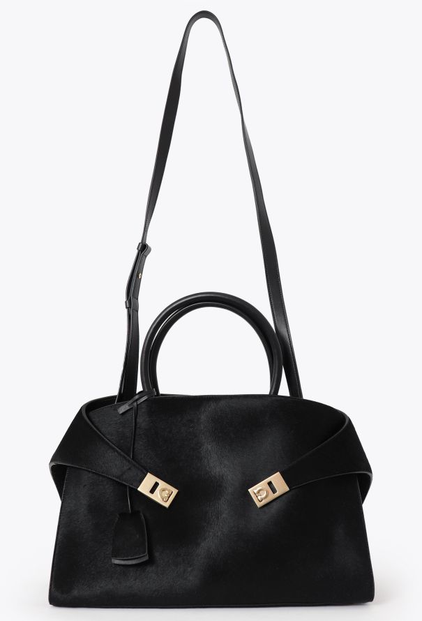 Salvatore Ferragamo 2025 Medium Ponyhair Hug Bag - 2