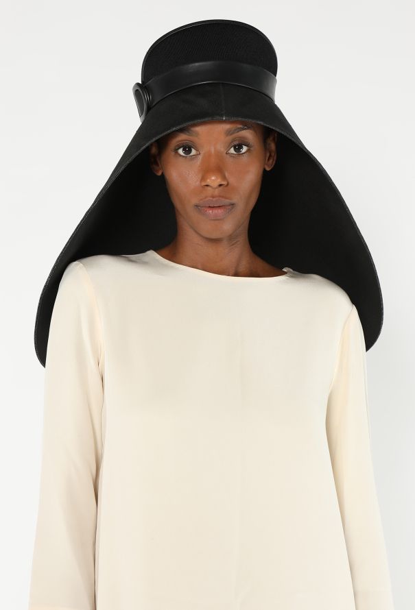 Balenciaga COLLECTOR S/S 2012 Oversized Visor Hat - 1