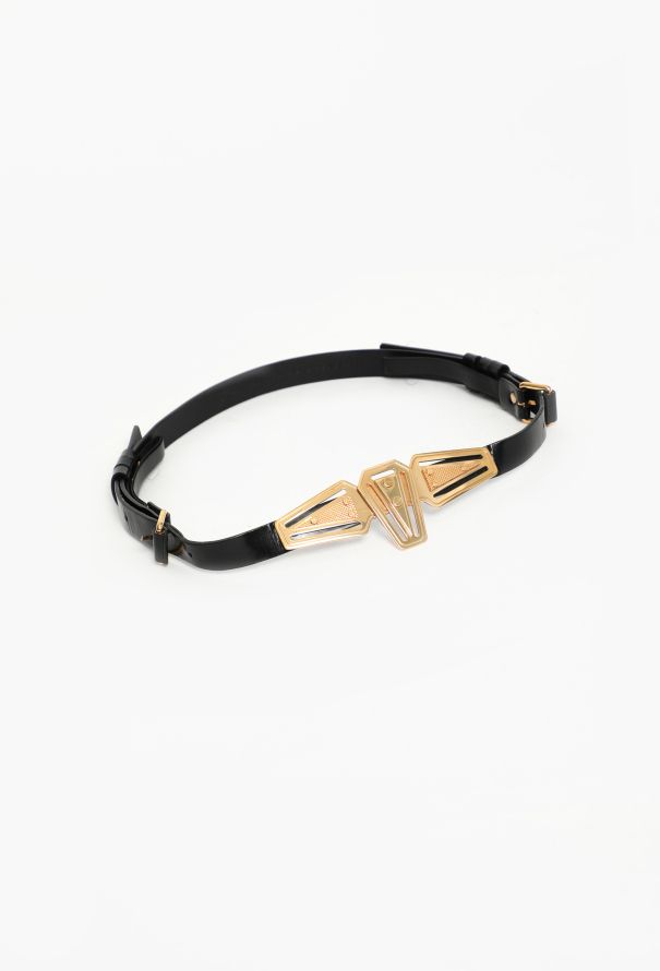 Balenciaga Iconic S/S 2007 Leather Tron Belt - 4