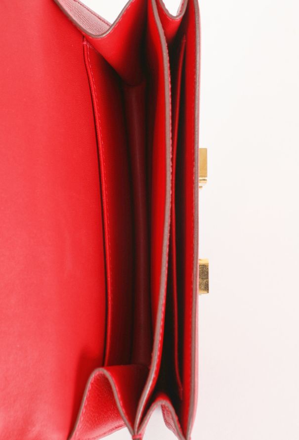 Hermès Mini Constance 18 Epsom Rouge Casaque - 9