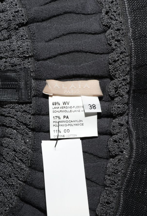 Alaïa Harlequin Ruffled Skater Dress - 4