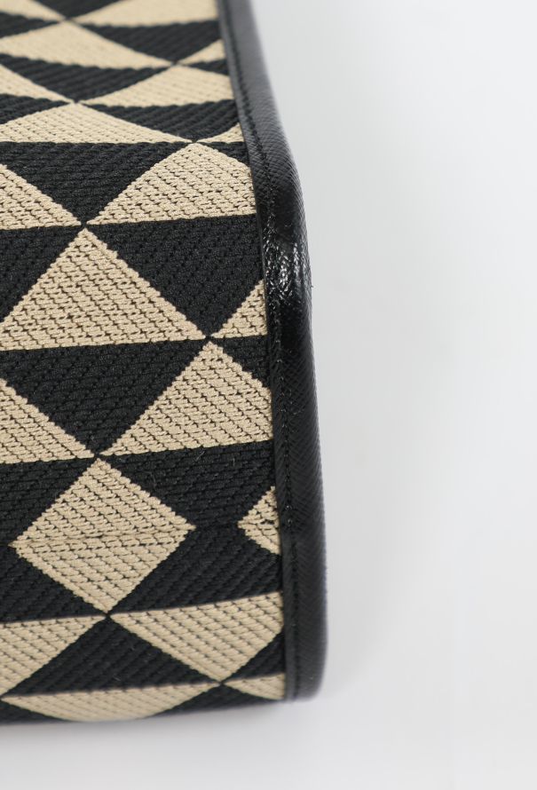 Prada 2022 Symbole Embroidered Jacquard Tote - 11