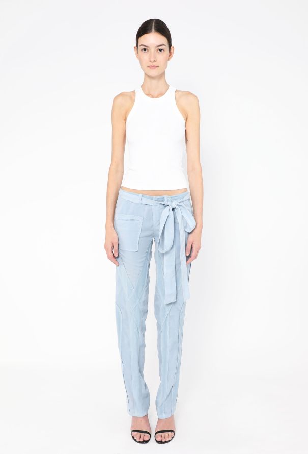 Balenciaga ICONIC S/S 2002 Belted Cargo Pants - 1