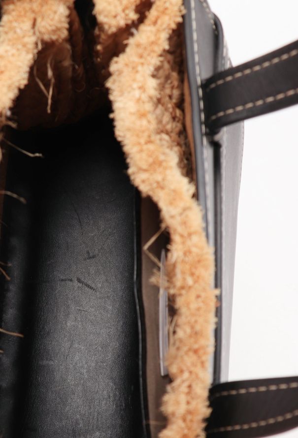 Loewe Small Raffia Gate Top Handle Bag - 13