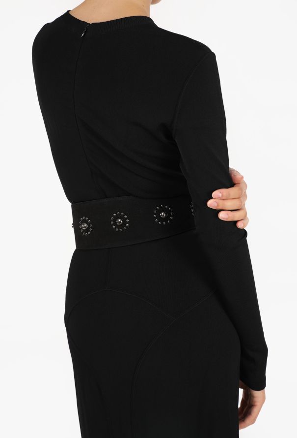 Alaïa Floral Studded Wide Belt - 2