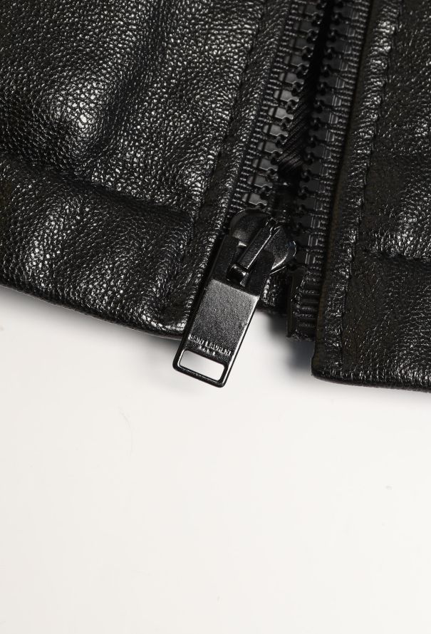 Saint Laurent Classic Leather Zip Jacket - 8 Saint Laurent Classic Leather Zip Jacket - 8
