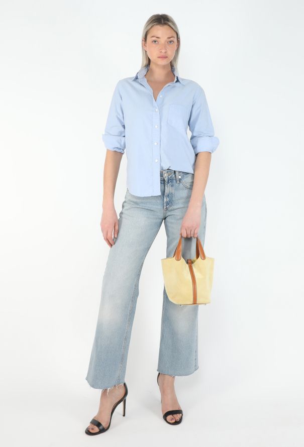 Hermès Rare Bicolor Veau Doblis & Box Picotin 18 - 2