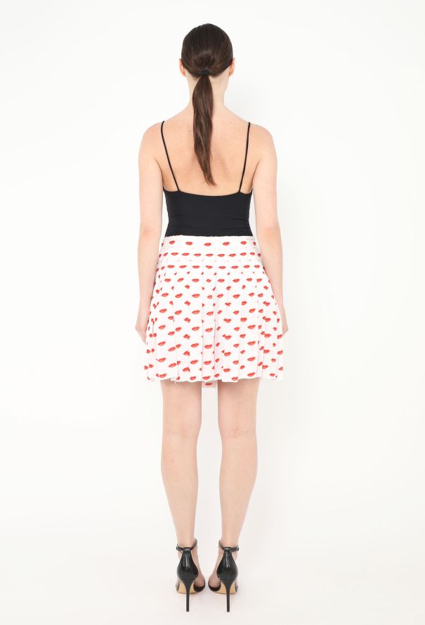 Prada Resort 2012 Lip Print Wrap Skirt - 5