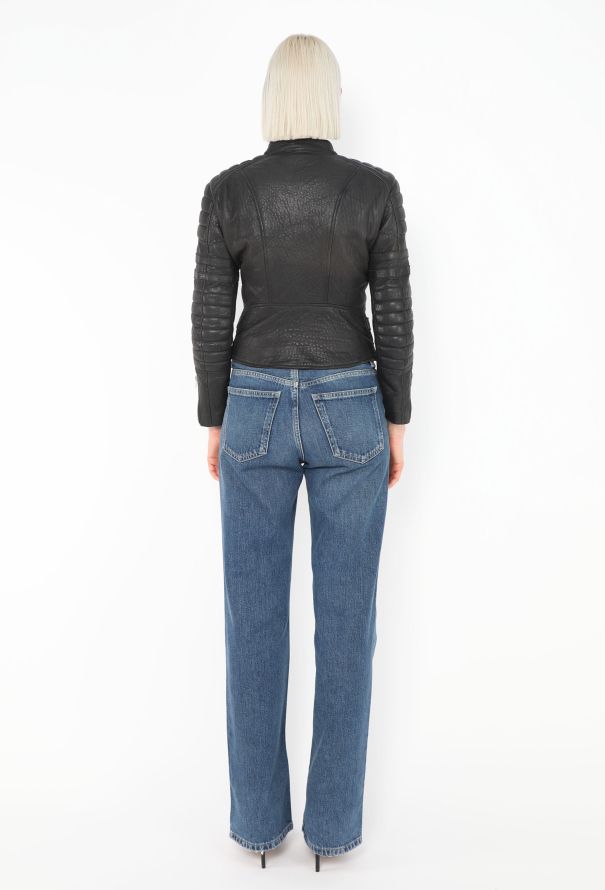 Céline Distressed Lambskin Biker Jacket - 5 Céline Distressed Lambskin Biker Jacket - 5