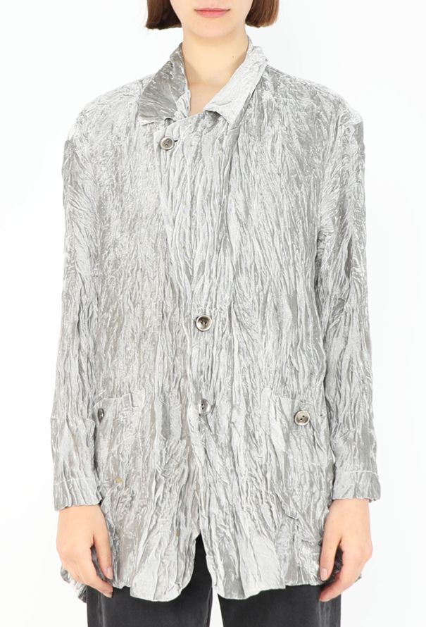 Issey Miyake Crushed Velvet Overshirt, F/W 1993 - 5