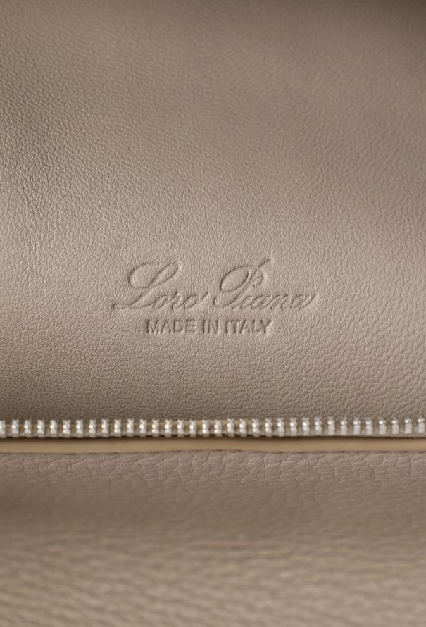 Loro Piana Taupe Extra Pocket L27 Bag - 13