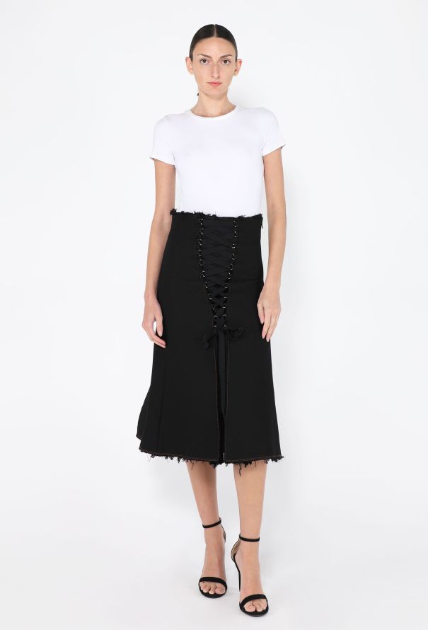 Proenza Schouler F/W 2016 Corseted Lace Up Skirt - 3