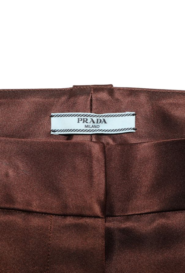 Prada S/S 2019 Silk Bermuda Shorts - 7