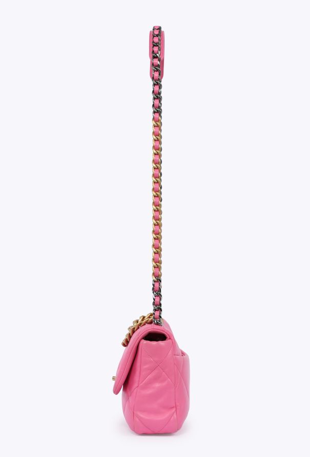 Chanel Pink 19 Medium Flap Bag - 7