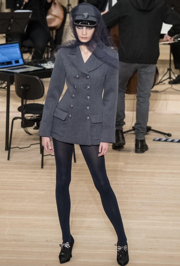 Chanel Anchor-Embossed Wool Peacoat, Pre-Fall 2018 - 2