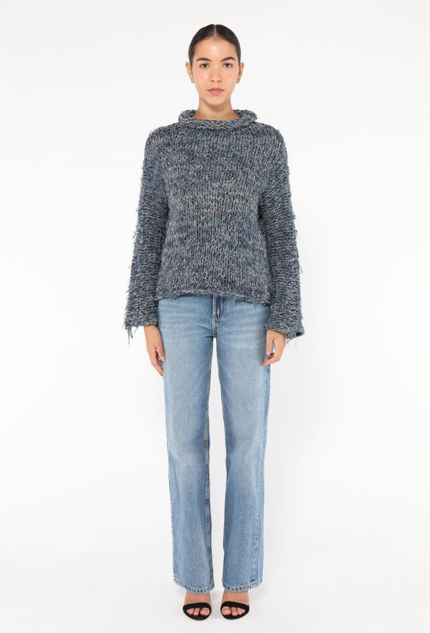 Maison Margiela 1999 Distressed Cableknit Sweater - 2