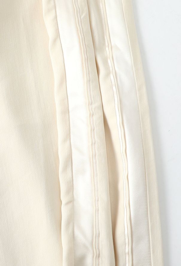Maison Margiela Cream Tuxedo Trousers - 10 Maison Margiela Cream Tuxedo Trousers - 10