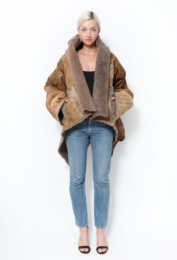 RARE F/W 1982 'Nostalgia of Mud' Sheepskin Coat | Authentic RARE F/W 1982 'Nostalgia of Mud' Sheepskin Coat | Authentic