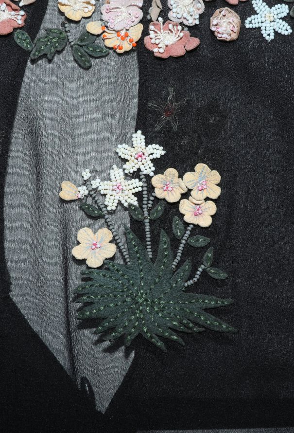 Valentino Floral Beaded A-Line Dress - 7 Valentino Floral Beaded A-Line Dress - 7