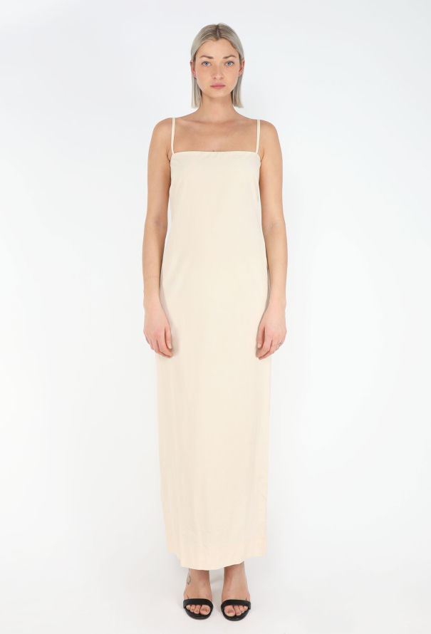 Balenciaga Le Dix '90s Thimister Cotton Slip Dress - 1