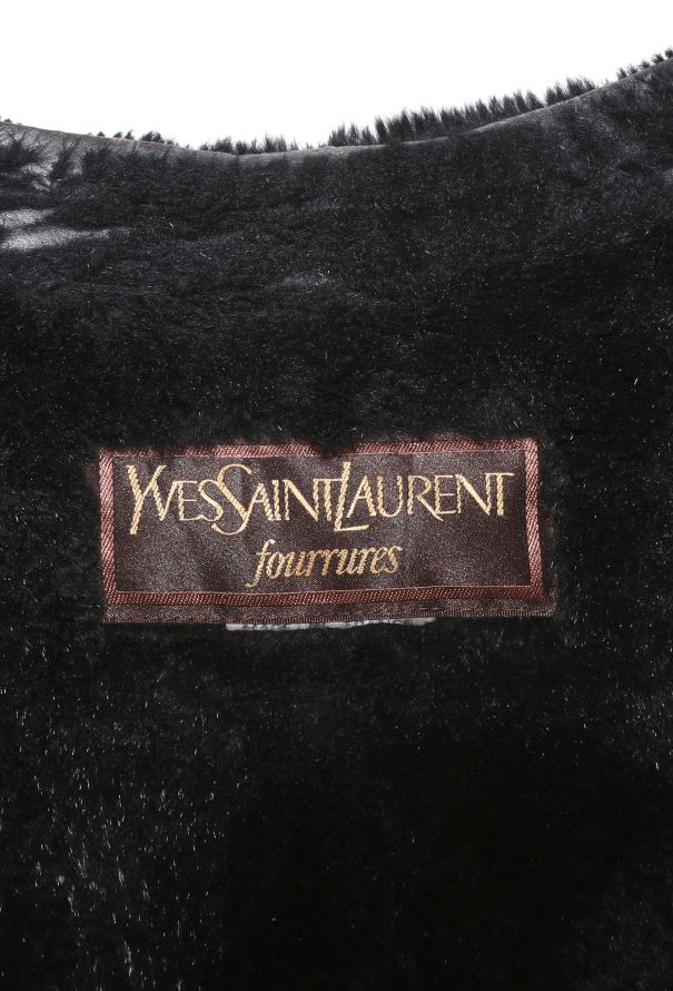 Saint Laurent '80s Shearling-Lined Leather Jacket - 7