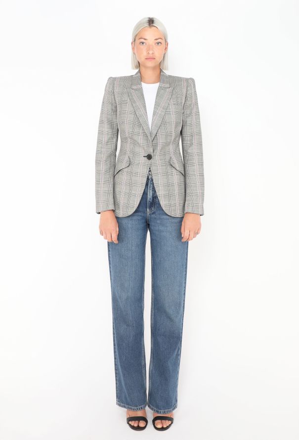 Alexander McQueen Pre-Fall 2019 Plaid Blazer - 4