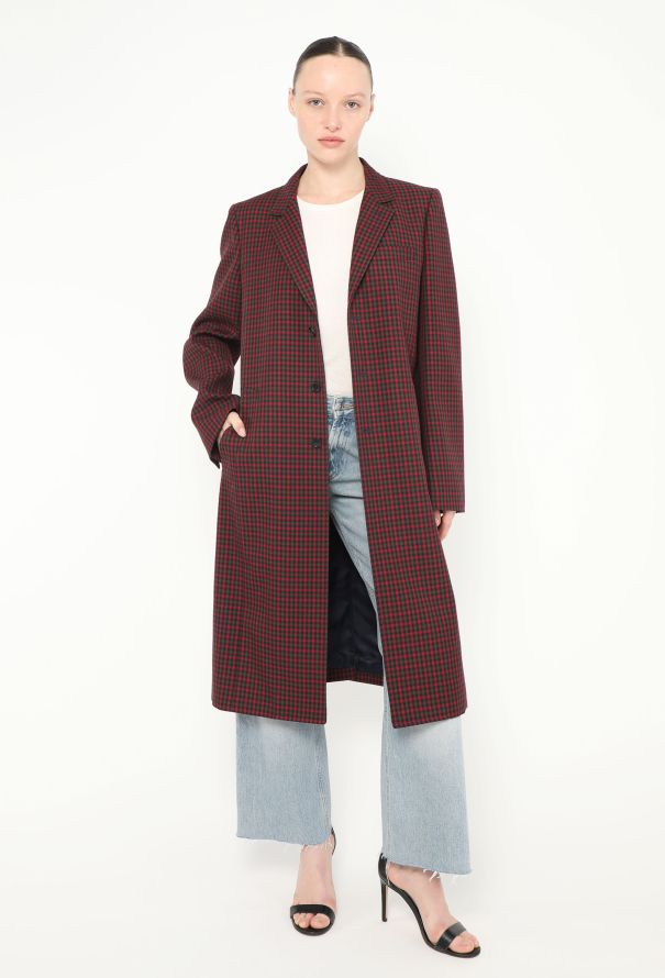 Balenciaga Pre-Fall 2018 Tartan Coat - 5 Balenciaga Pre-Fall 2018 Tartan Coat - 5